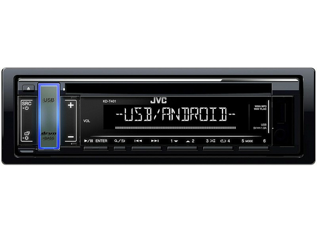 CD/USB-магнитола JVC KD-T401