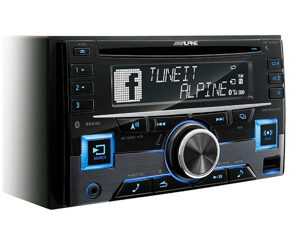 2DIN CD/USB-магнитола Alpine CDE-W296BT