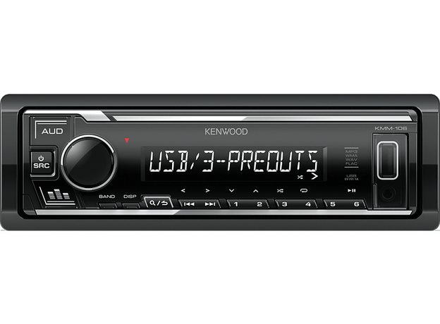 USB-магнитола Kenwood KMM-106