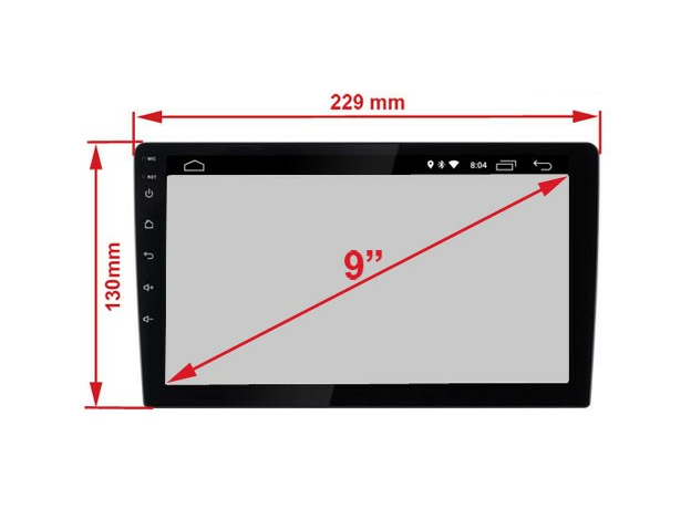 2DIN USB-магнитола Incar DTA-7709U на Android 10 с навигацией, 9"