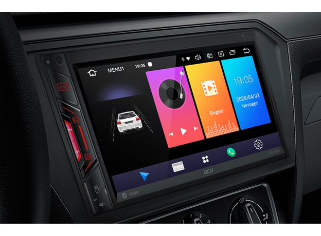 2DIN USB-магнитола ACV AD-6900 на Android 9