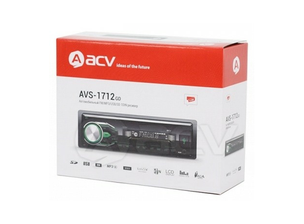 USB/SD-магнитола ACV AVS-1712GD