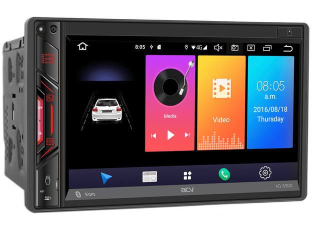 2DIN USB-магнитола ACV AD-6900 на Android 9