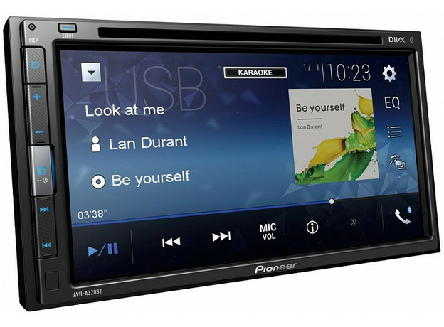 2DIN DVD/USB-магнитола Pioneer AVH-A320BT