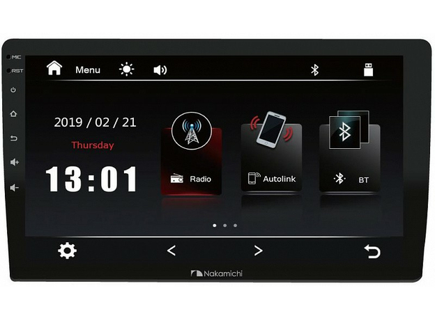 2DIN USB-магнитола Nakamichi NAM1700-MХ, 10"