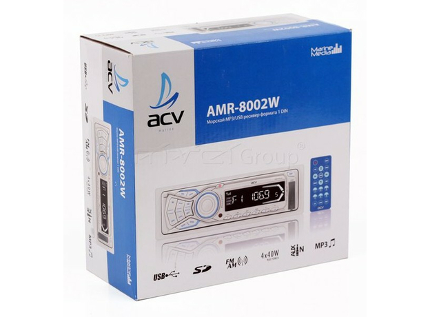 USB/SD-магнитола ACV AMR-8002W морская USB/SD-магнитола ACV AMR-8002W морская