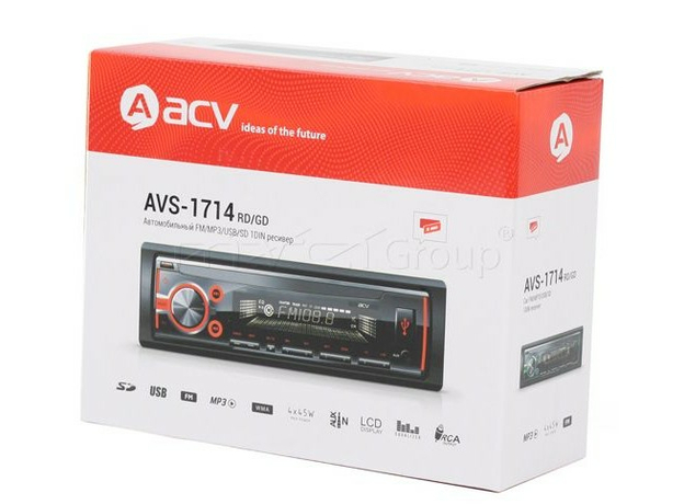 USB/SD-магнитола ACV AVS-1714RD