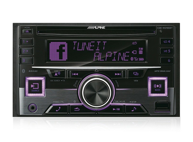 2DIN CD/USB-магнитола Alpine CDE-W296BT