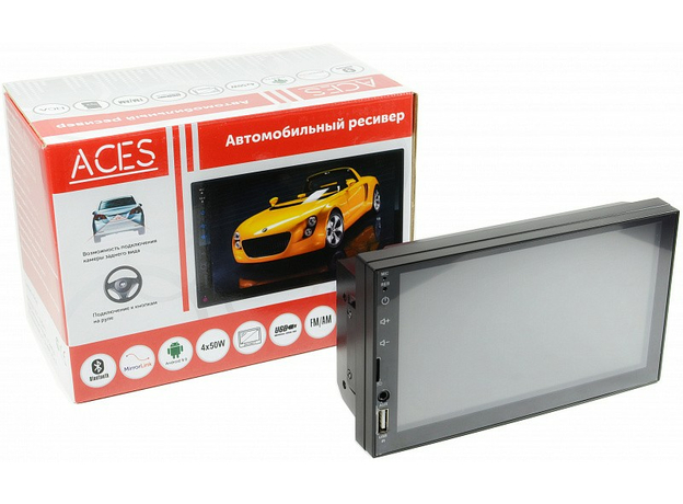 2DIN USB-магнитола Aces AVH-9010BT 16GB на Android 9