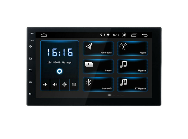 2DIN USB-магнитола Incar DTA-7707 на Android 9 с навигацией