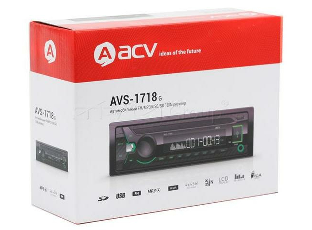 USB/SD-магнитола ACV AVS-1718G