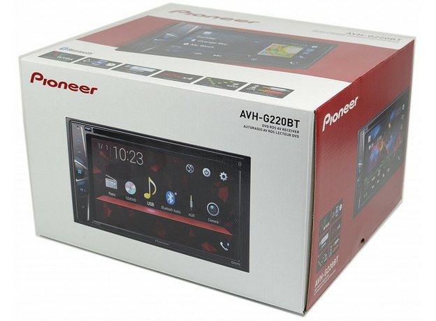 2DIN DVD/USB-магнитола Pioneer AVH-G220BT