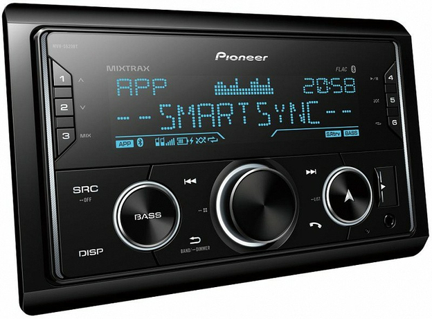 2DIN USB-магнитола Pioneer MVH-S620BT