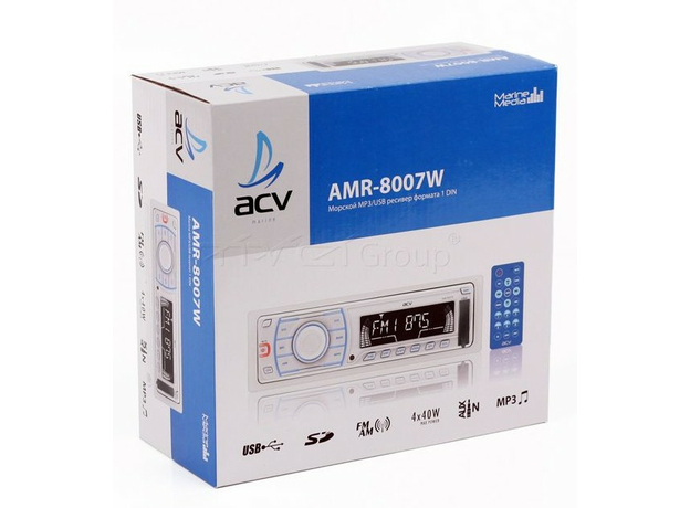 USB/SD-магнитола ACV AMR-8007W морская