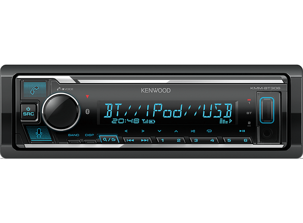 USB-магнитола Kenwood KMM-BT306