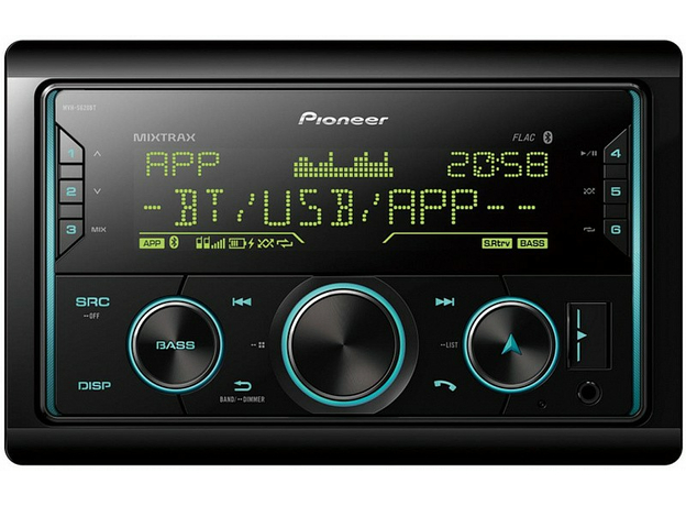 2DIN USB-магнитола Pioneer MVH-S620BT