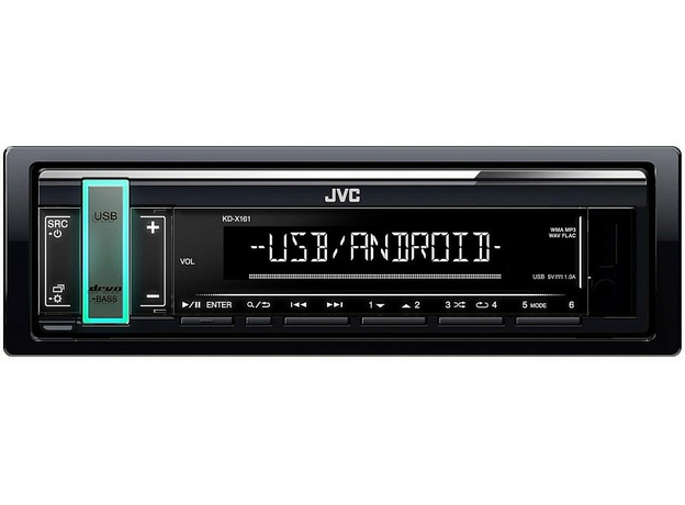 USB-магнитола JVC KD-X161
