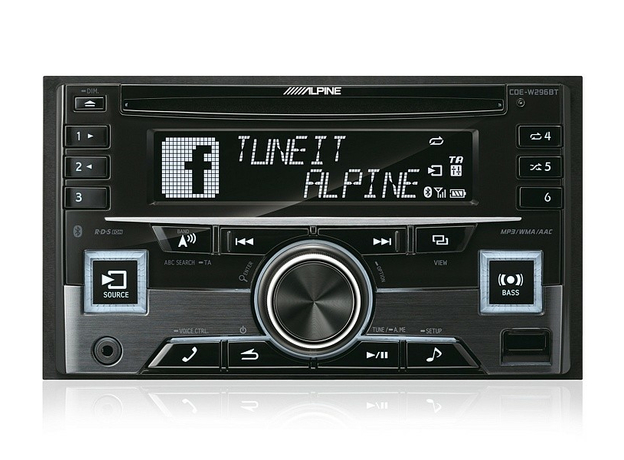 2DIN CD/USB-магнитола Alpine CDE-W296BT