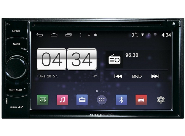 2DIN DVD/USB-магнитола MyDean 5802 на Android 4.4.4 с навигацией Navitel