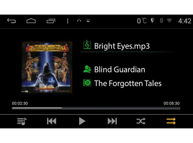 2DIN DVD/USB-магнитола MyDean 5802 на Android 4.4.4 с навигацией Navitel