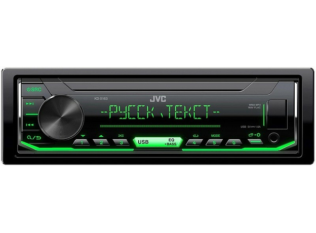 USB-магнитола JVC KD-X163