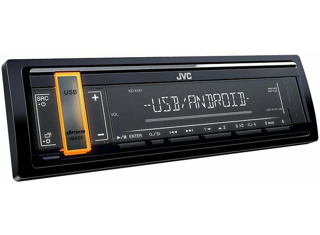 USB-магнитола JVC KD-X161