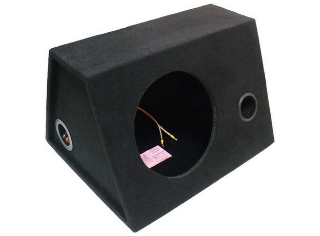 Короб под сабвуфер 12" (55 л, с фазоинвертором "трапеция") Автоблюз