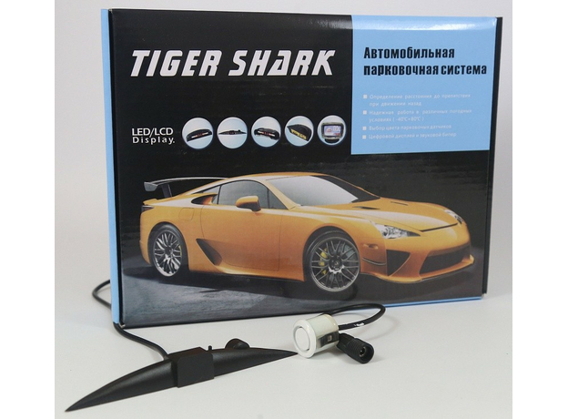 Парктроник TIGER SHARK TS 402 (цвет белый)