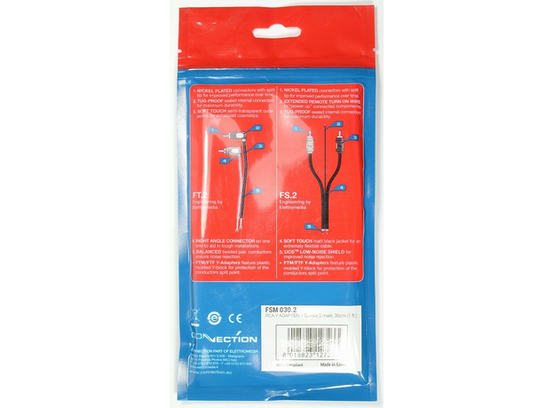 Y адаптер Connection FSM 030.2 1мама->2 папа