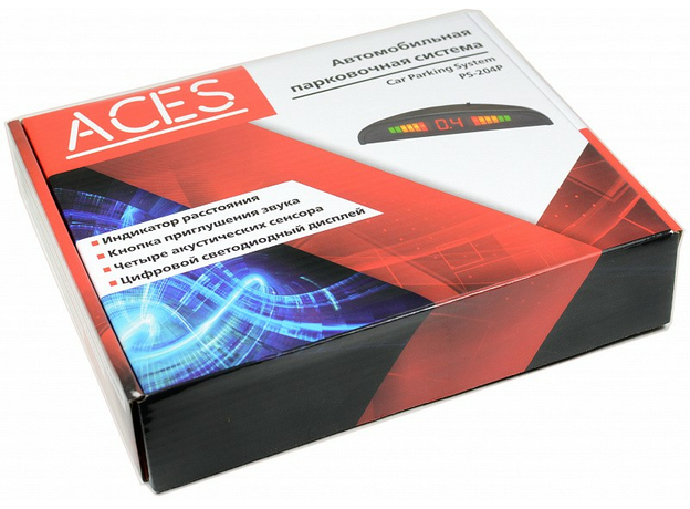 Парктроник ACES PS-204P (цвет черный)
