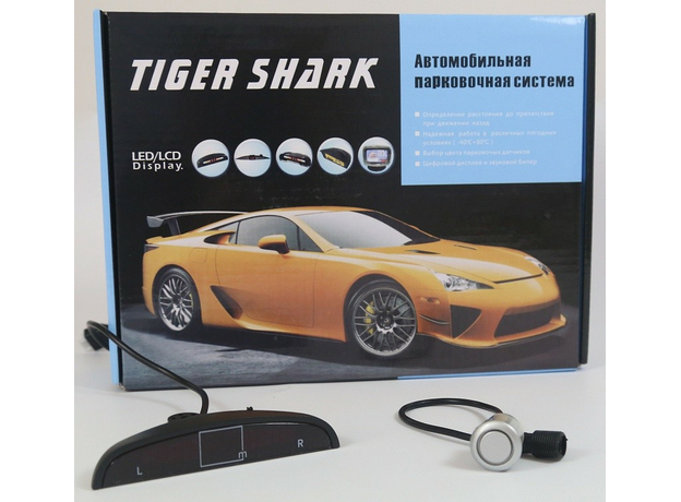 Парктроник TIGER SHARK TS 401 (цвет серебристый)