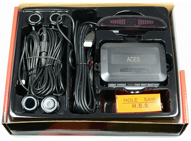 Парктроник ACES PS-204P (цвет черный)