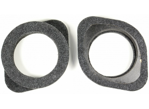 Проставки акустические круглые 13 см (черные) с площадкой, с наклоном Автоблюз