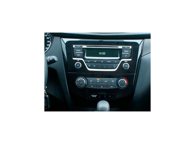 Рамка для NISSAN X-Trail, Qashqai 2014+ (Manual AC), 10" Incar RNS-FC473