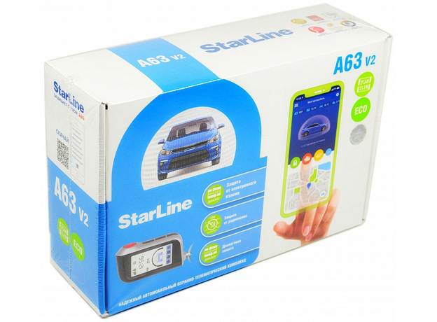 Автосигнализация StarLine A63 V2 2CAN+2LIN ECO Автосигнализация StarLine A63 V2 2CAN+2LIN ECO