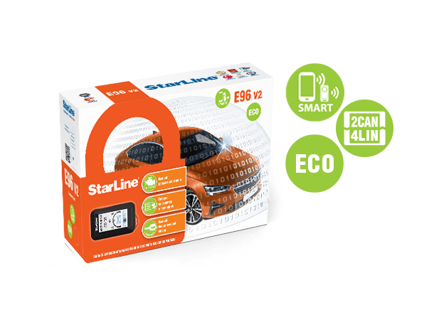 Автосигнализация StarLine E96 V2 BT ECO 2CAN+4LIN