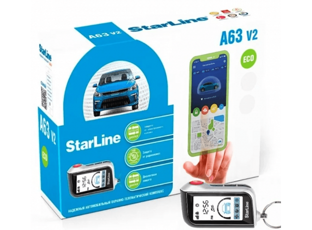 Автосигнализация StarLine A63 V2 ECO Автосигнализация StarLine A63 V2 ECO