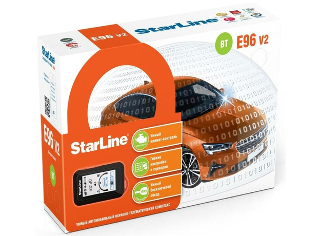 Автосигнализация StarLine E96 V2 BT 2CAN+4LIN Автосигнализация StarLine E96 V2 BT 2CAN+4LIN