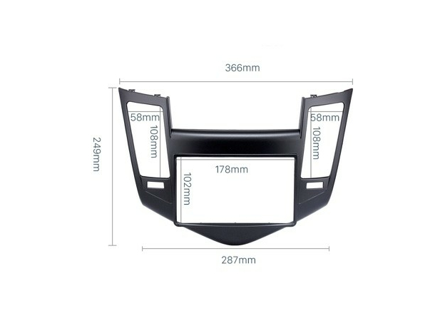 Переходная рамка Chevrolet Cruze (сер.) RCV-N08S