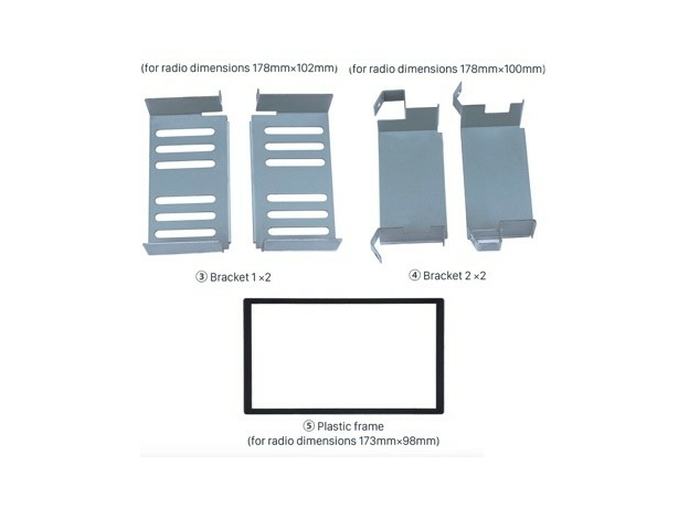 Переходная рамка FIAT Ducato (250) RFR-N22A