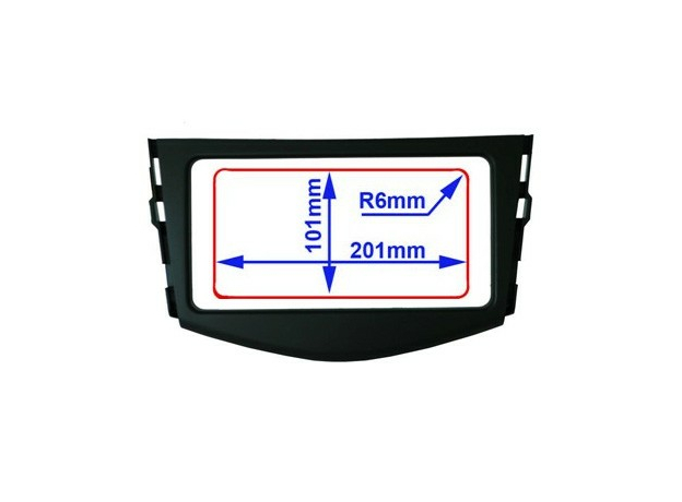 Переходная рамка Toyota RAV 4 Original (201х101) RTY-N33A