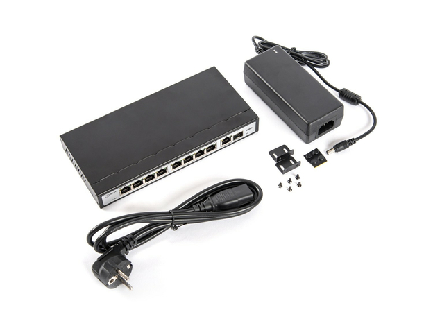 PoE коммутатор SKAT PoE-8E-1G-1S