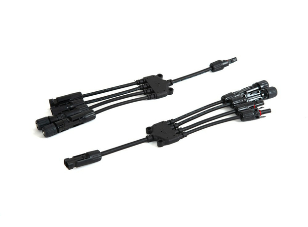 Коннектор MC4Y 4in1 для параллельного подключения до 4-х солнечных панелей