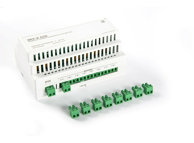 Защитно-коммутационное устройство ЗКУ-8 DIN