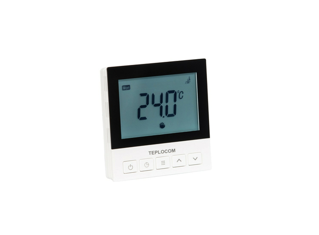 Программируемый термостат для теплого пола TEPLOCOM TSF-Prog-220/16A
