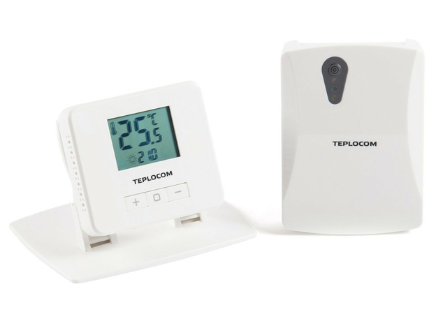Беспроводной комнатный термостат TEPLOCOM TS-2AA/3A-RF