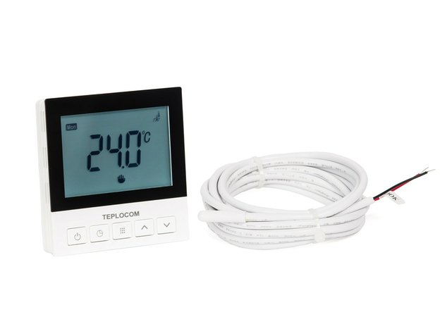 Программируемый термостат для теплого пола TEPLOCOM TSF-Prog-220/16A