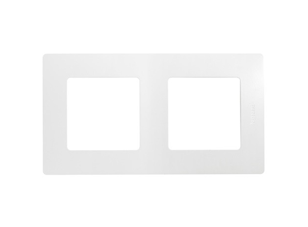 Рамка 2 поста Etika белый 672502 Legrand
