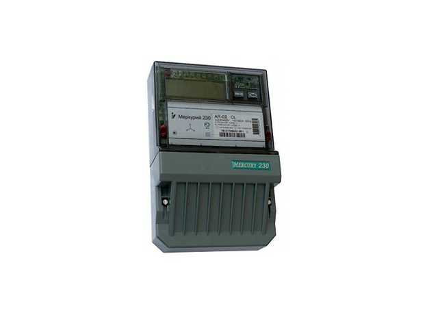 Счетчик электроэнергии трехфазный многотарифный (2 тарифа) Меркурий-230ART-03 CN 5-7,5А 380В CAN шкаф ЖКИ Инкотекс