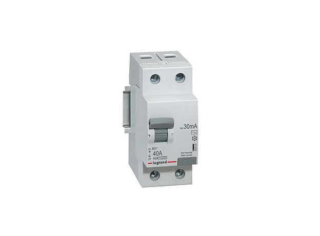 УЗО RX3 2п/40A/30мА AC 402025 (Legrand) /кор. 1 шт/ УЗО RX3 2п/40A/30мА AC 402025 (Legrand) /кор. 1 шт/